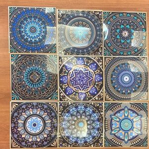 Peel & Stick Vinyl Backsplash Tile Stickers